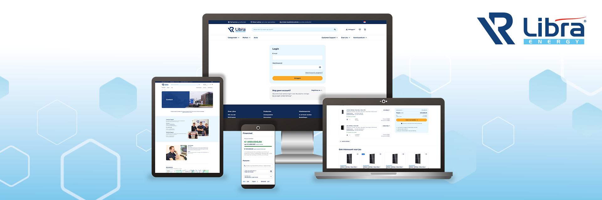 Libra Energy lanceert vernieuwd online platform voor installateurs